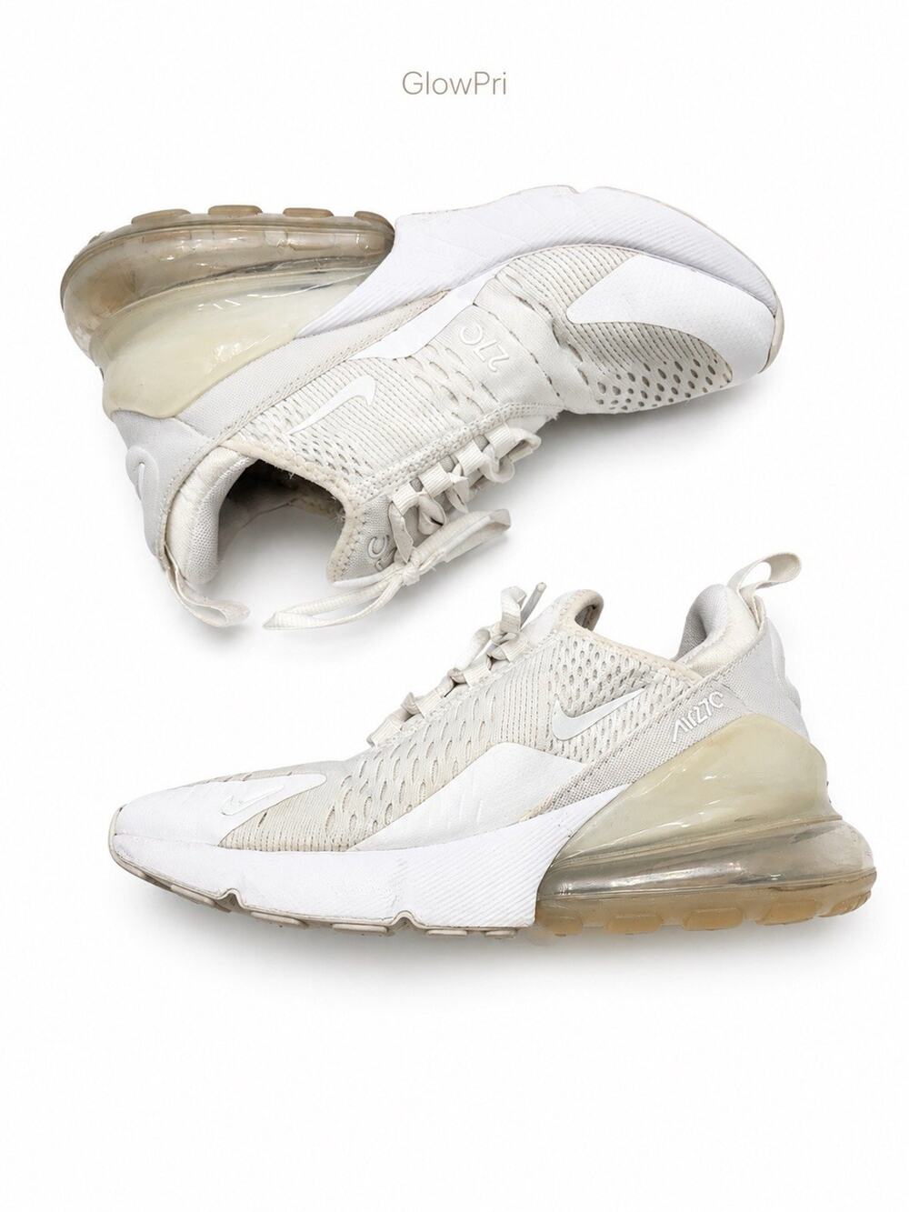 Nike Kids Air Max 270 White Cream Sneakers